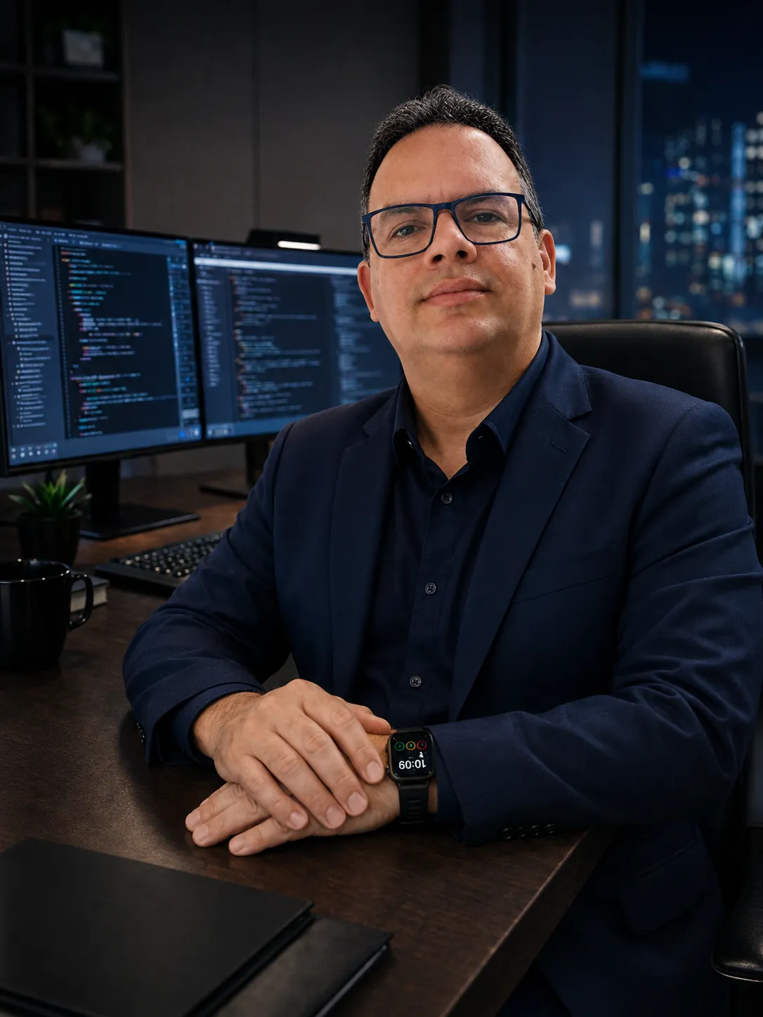Sandro Araújo, desenvolvedor Full-Stack e fundador da SanWeb