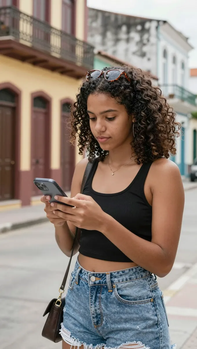 Cliente procurando um negócio no mapa do celular
